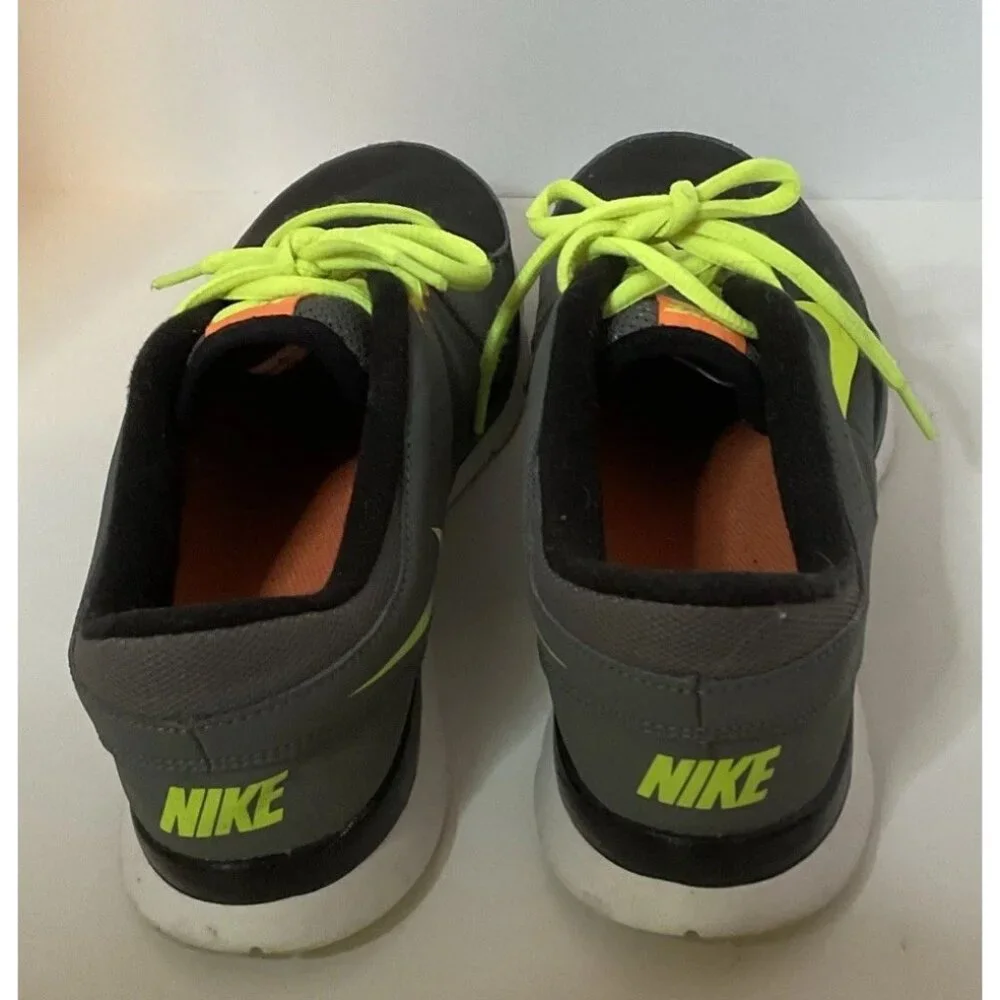 Nike Training Flex Trainer 3 Gray Neon Green Sneakers‎ Size 9 580374-010